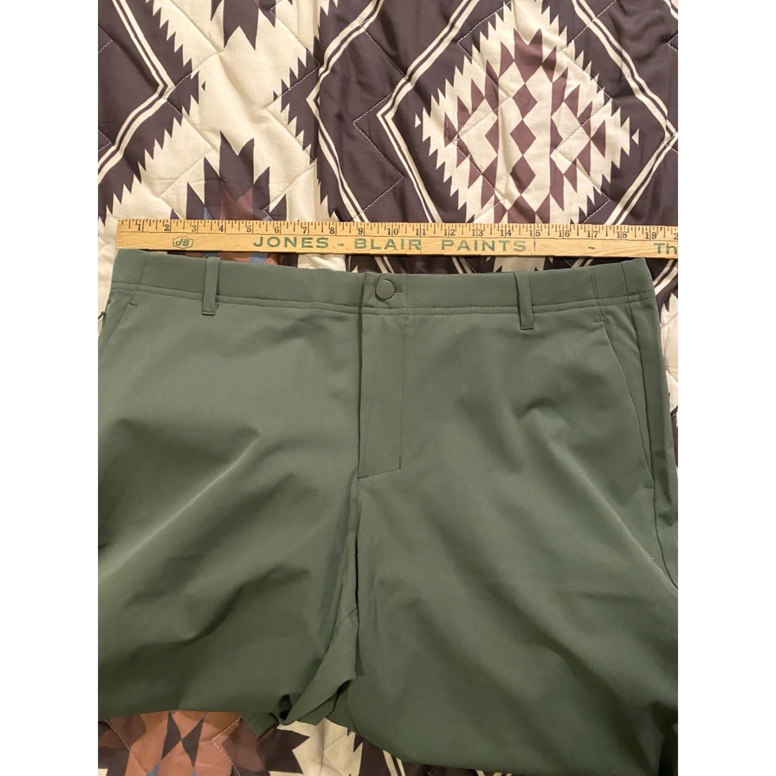 Vintage Mondetta Chino Pants Men Regular 38x34 Green Stretch Flat Front Leg Straight NWT Outdoor Project Size US 38 / EU 54 - 6 Thumbnail
