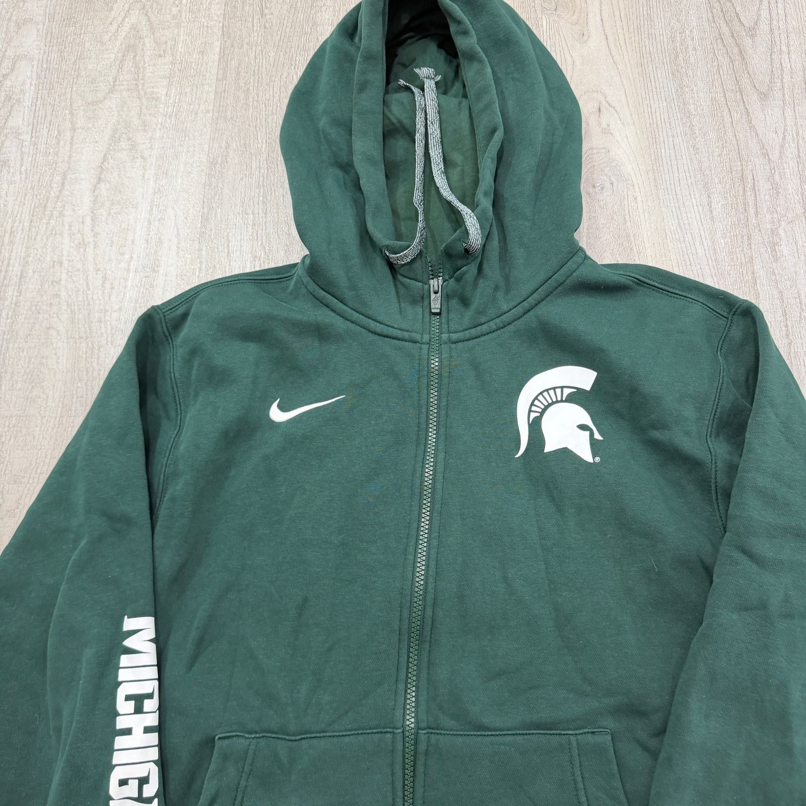 Nike Nike Michigan State Spartans Full Zip Hoodie Men's Small Size US S / EU 44-46 / 1 - 3 Thumbnail