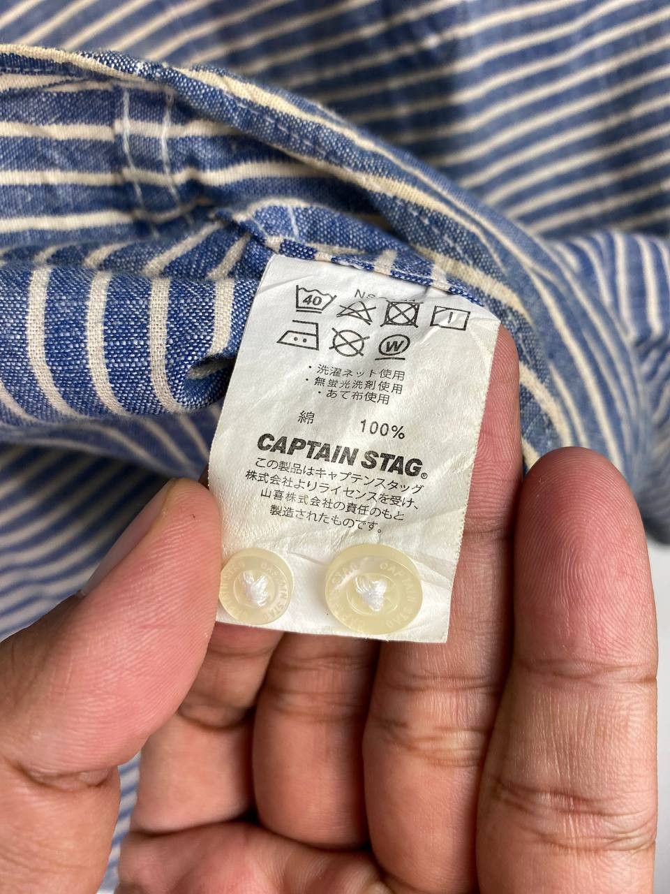 Japanese Brand captain stag japanese brand hickory striped nice design Size US XXL / EU 58 / 5 - 5 Thumbnail