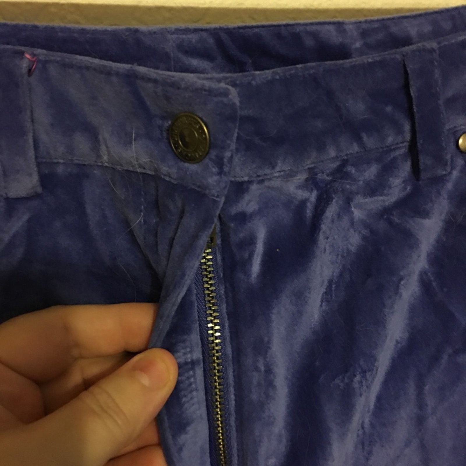 Other Chadwick’s Blue Velvet Jeans NWOT 10 Size 32" / US 10 / IT 46 - 4 Thumbnail