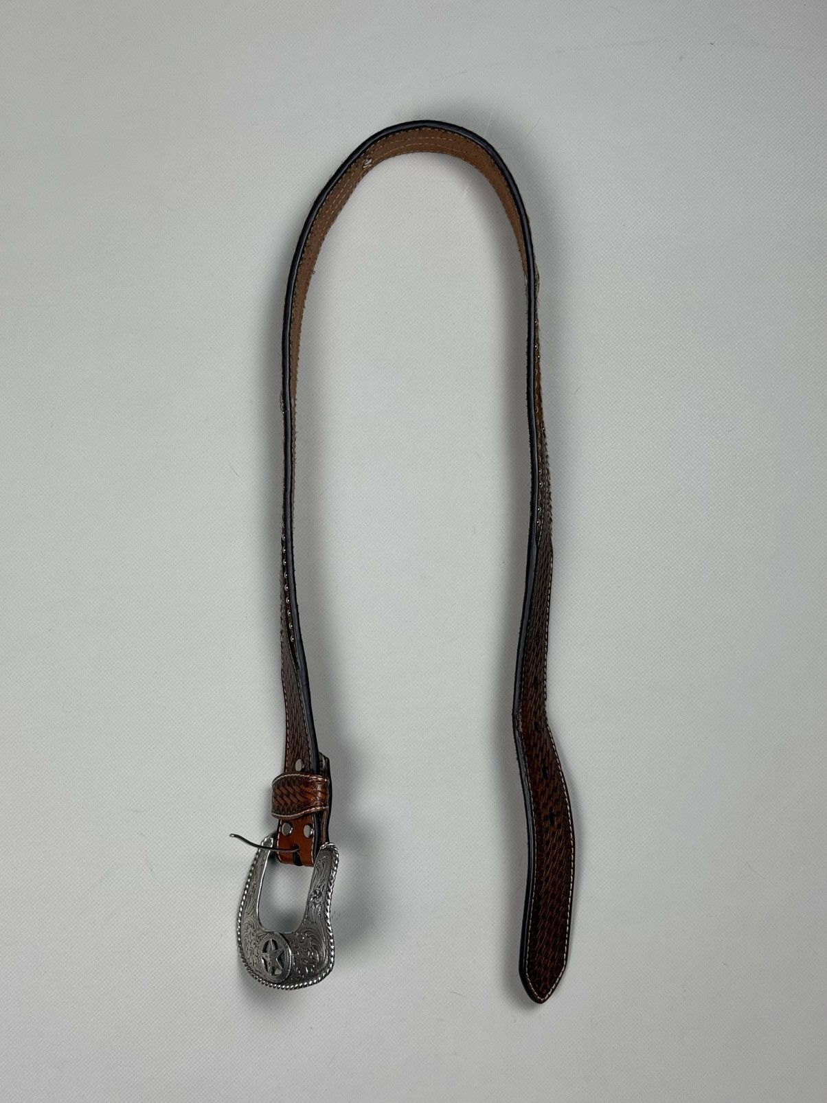 Nocona Nocona Vintage Western Leather Belt Size ONE SIZE - 4 Thumbnail