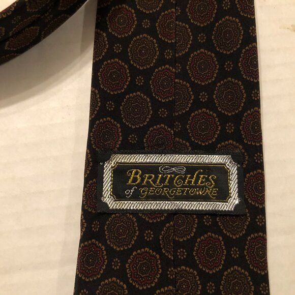 Other britches of georgetowne men's silk tie 3" X 56" Size ONE SIZE - 2 Thumbnail