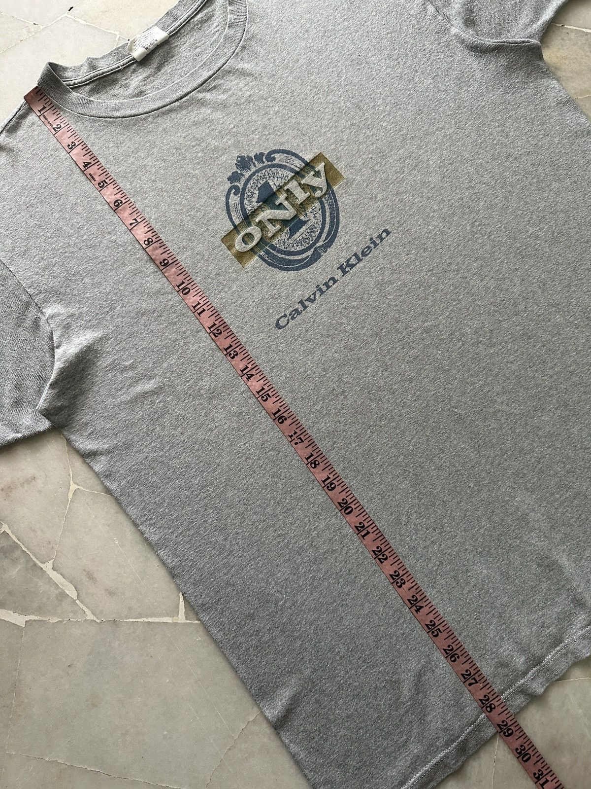 Calvin Klein VINTAGE 90’s CALVIN KLEIN 1 ONLY BOX TEE , SHIRT Size US L / EU 52-54 / 3 - 9 Thumbnail