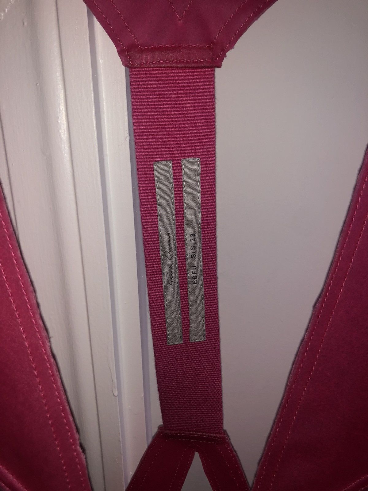 Rick Owens × Rick Owens Drkshdw RICK OWENS Pink Bauhaus Vest New Translucent Size US L / EU 52-54 / 3 - 6 Thumbnail