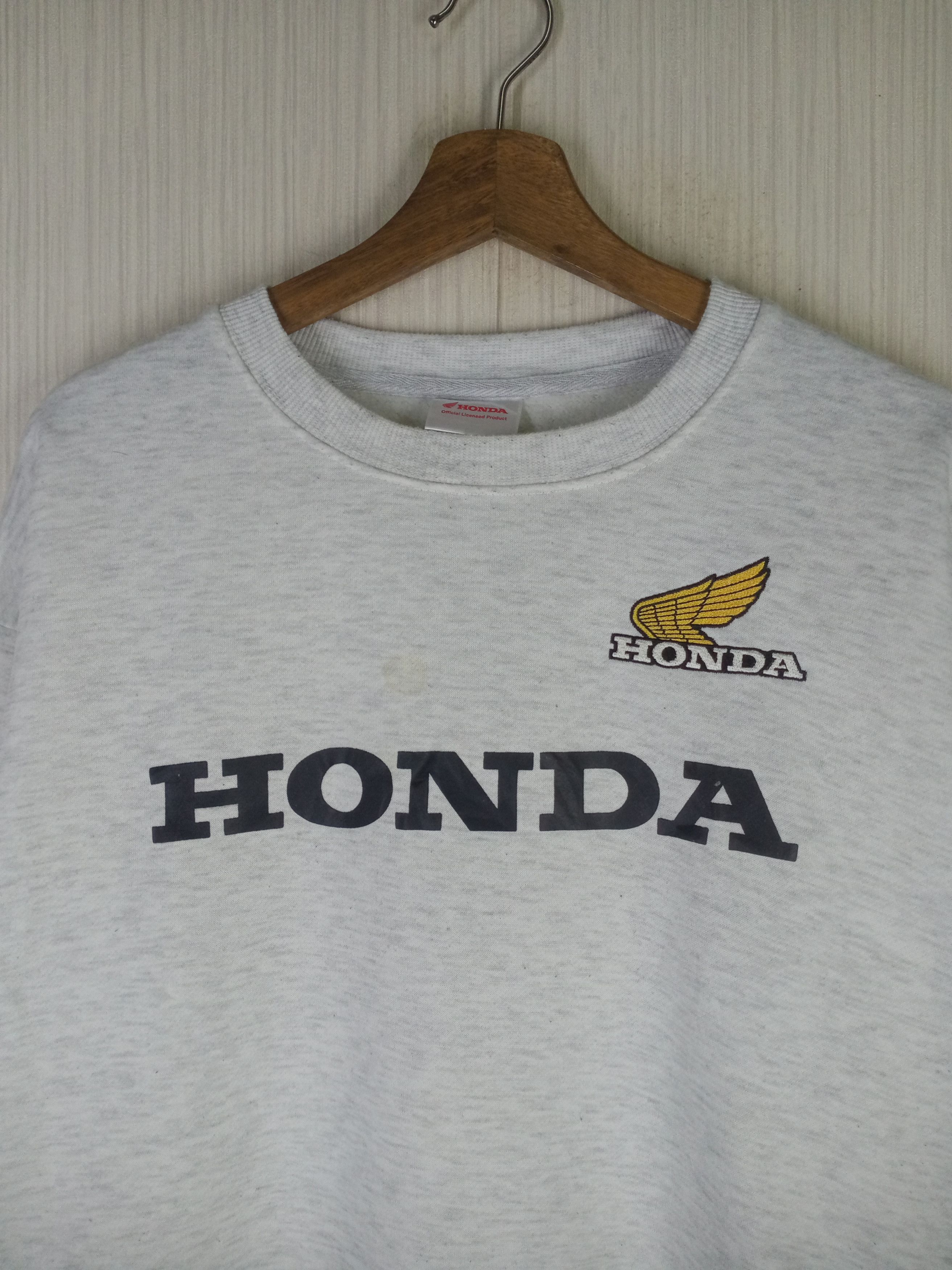 Honda Rare Vintage Honda Big Logo Sweatshirt Size US L / EU 52-54 / 3 - 6 Thumbnail