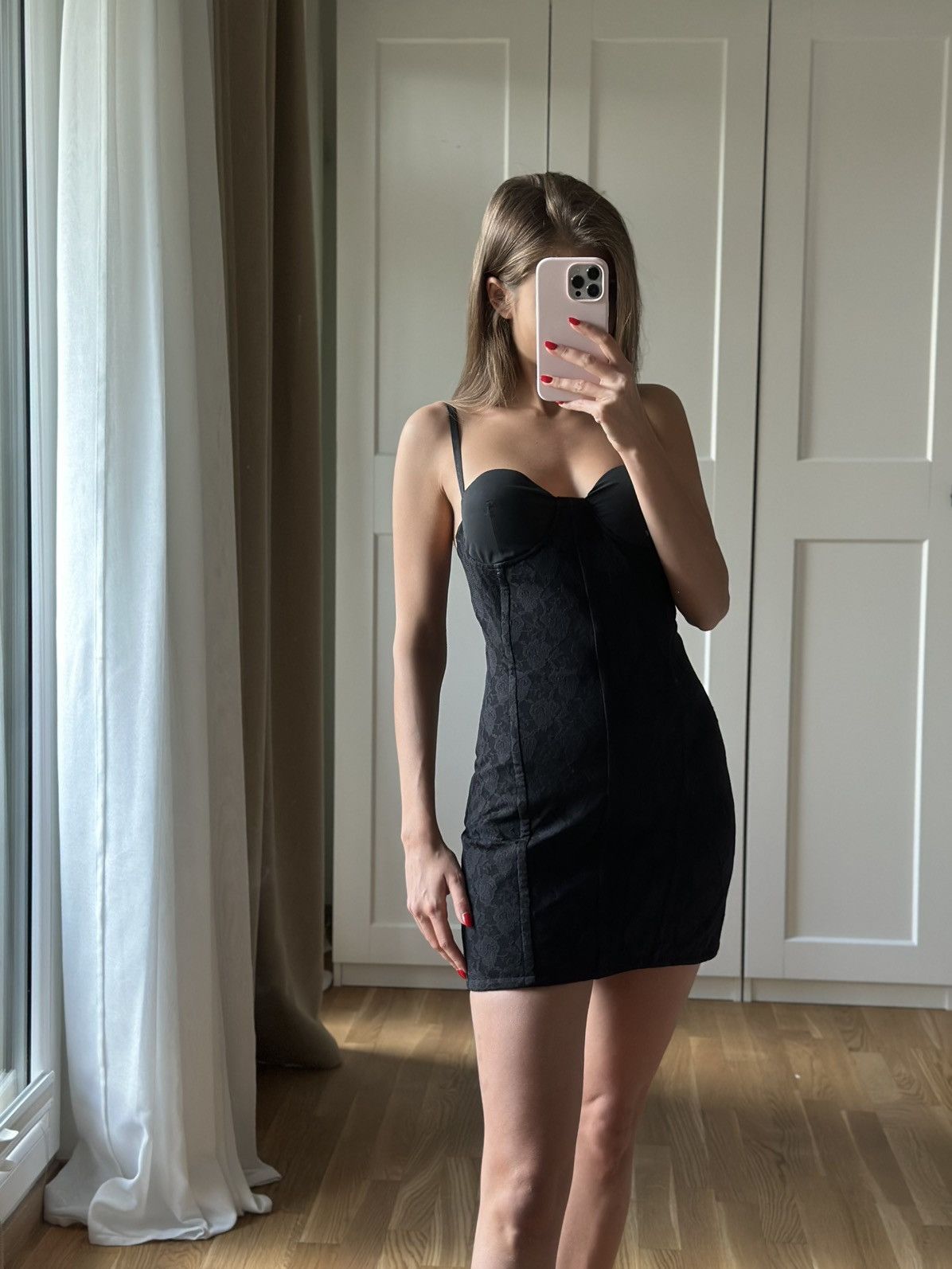 Heron Preston Heron Preston mini dress black it. size 38 RRP: 700€ Size XS / US 0-2 / IT 36-38 - 2 Thumbnail