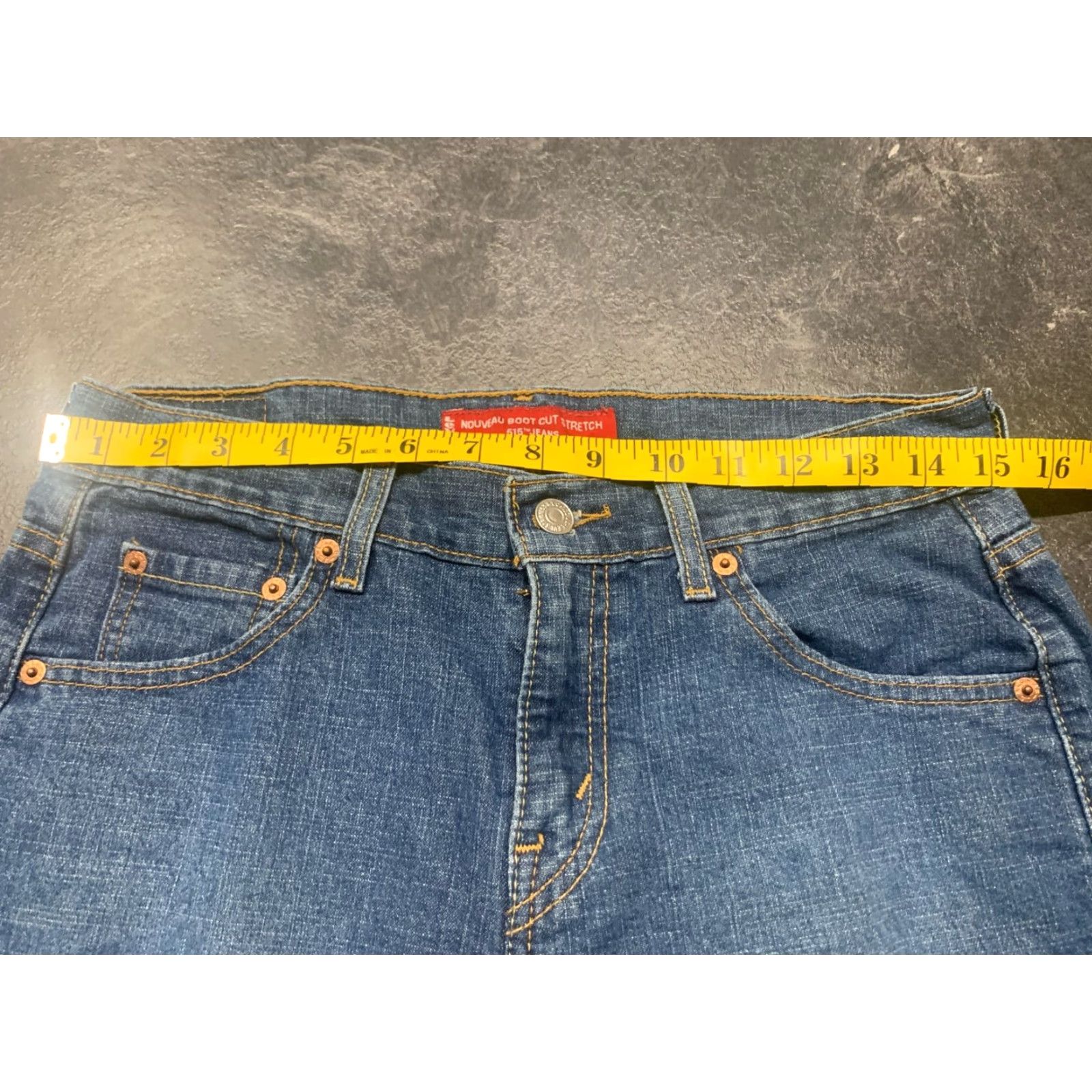 Mismo VINTAGE Levi's Women's Boot Cut Jeans Blue 30 Low Rise USA Style Size 30" / US 8 / IT 44 - 6 Thumbnail