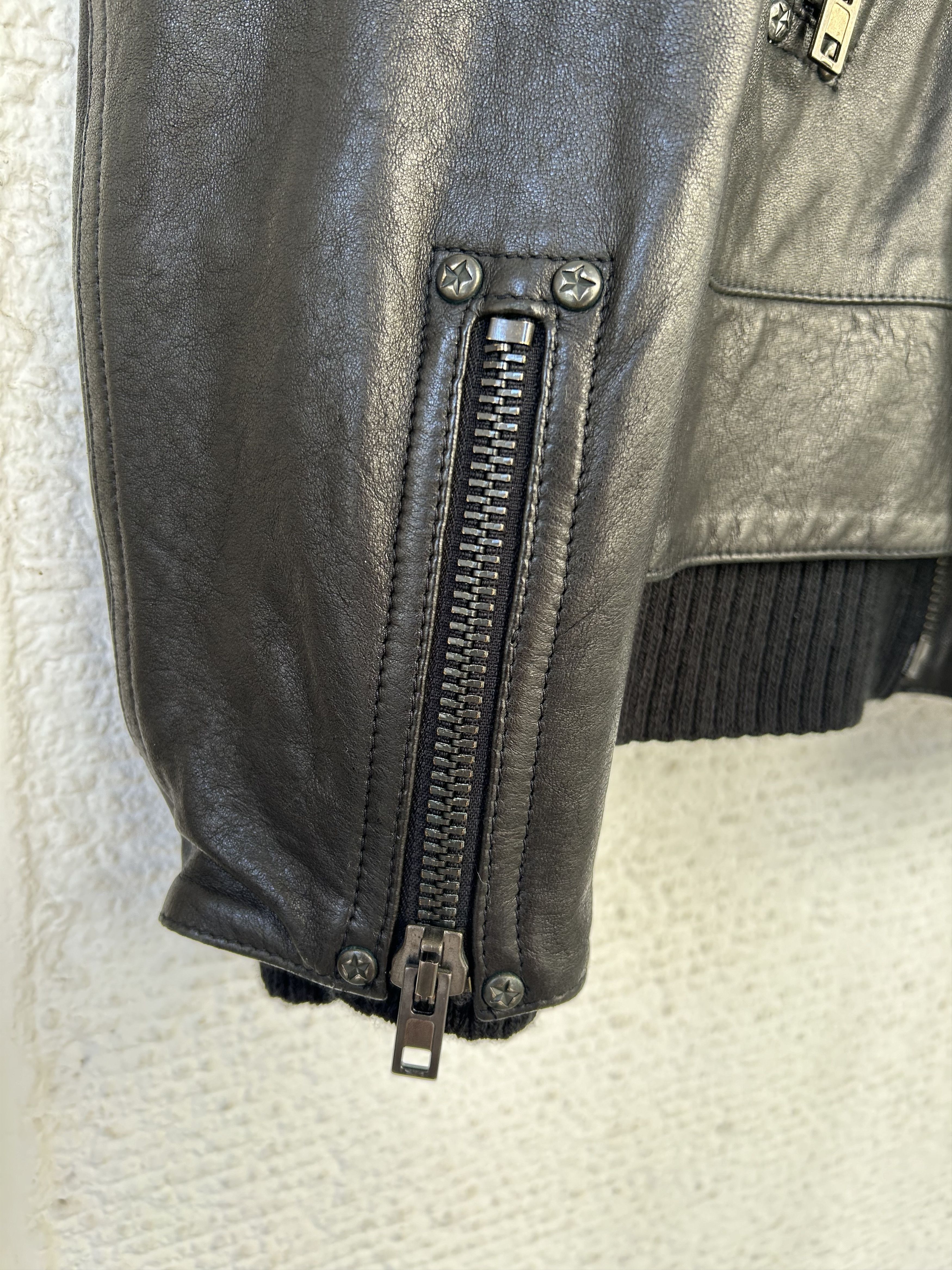 Maison Margiela Margiela Leather Moto Jacket Size US M / EU 48-50 / 2 - 7 Thumbnail