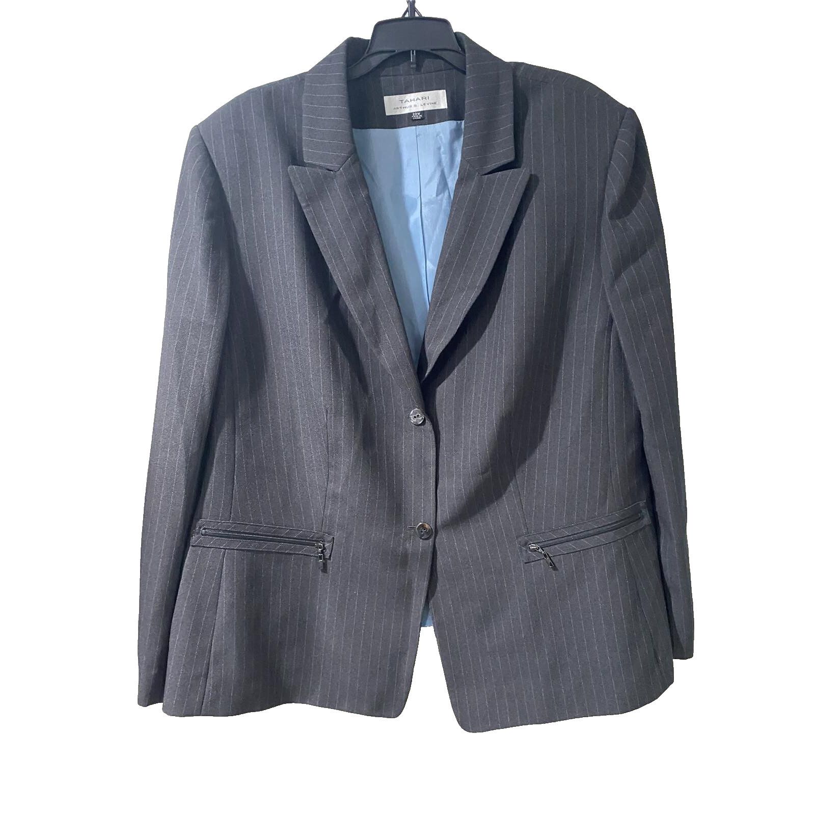 Elie Tahari Tahari Arthur Levine Button Blazer Jacket Size 22W A001622 Size XXL / US 16-18 / IT 52-54 - 1 Thumbnail