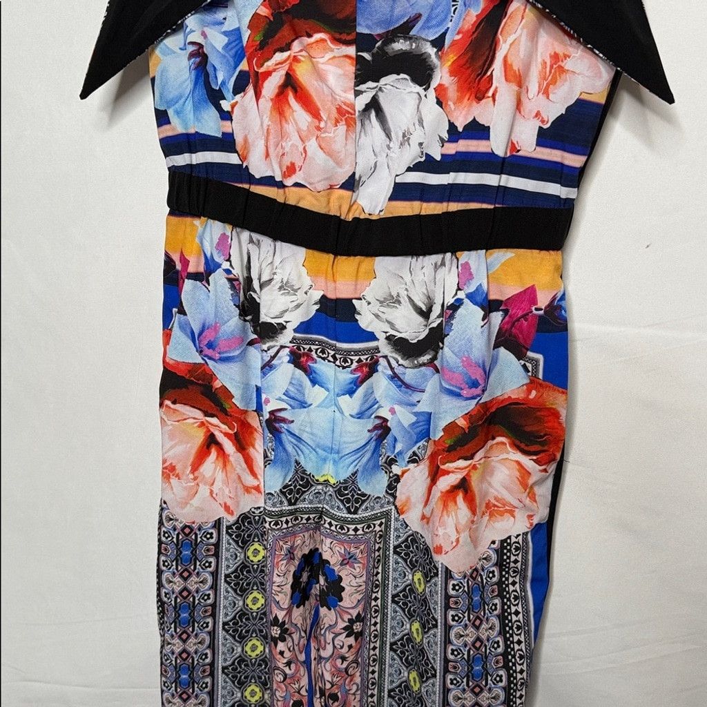 Clover Canyon Clover Canyon floral fold over collar jumpsuit romper sz XS Size 26" / US 2 / IT 38 - 3 Thumbnail