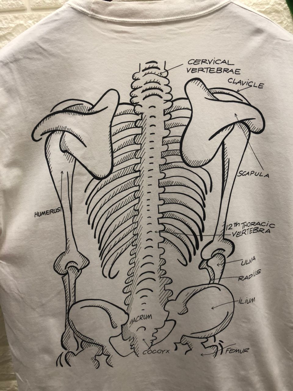 Vintage Vintage Kurt Cobain Anatomical Human Anatomy Skeletal Size US L / EU 52-54 / 3 - 4 Thumbnail