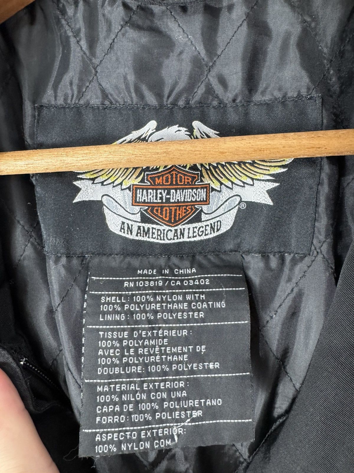 Harley Davidson HARLEY DAVIDSON Jacket Bomber Racing 90s Vintage Size US XXL / EU 58 / 5 - 3 Thumbnail