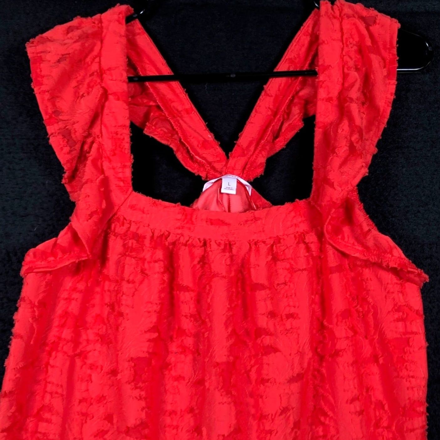 Lauren Conrad Lauren Conrad Womens Blouse Pink Coral Sleeveless Lined Ruffle Swing Halter Neck Casual Workwear Party/Cocktail 30 Day Returns Mens Women Girls Size L / US 10 / IT 46 - 2 Thumbnail