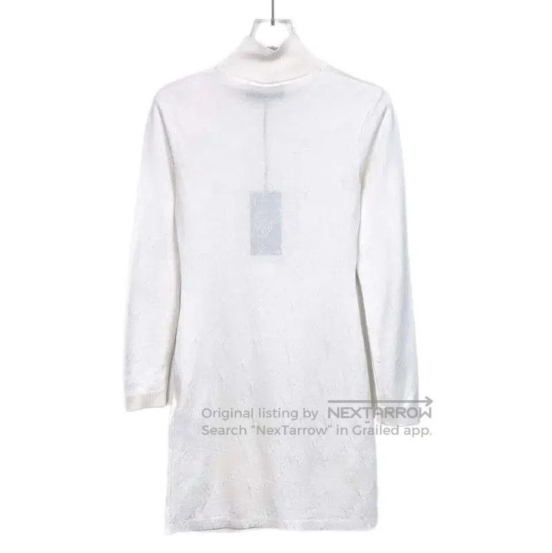 Fendi Fendi White Cotton Blend Dress Size L . Size L / US 10 / IT 46 - 2 Thumbnail