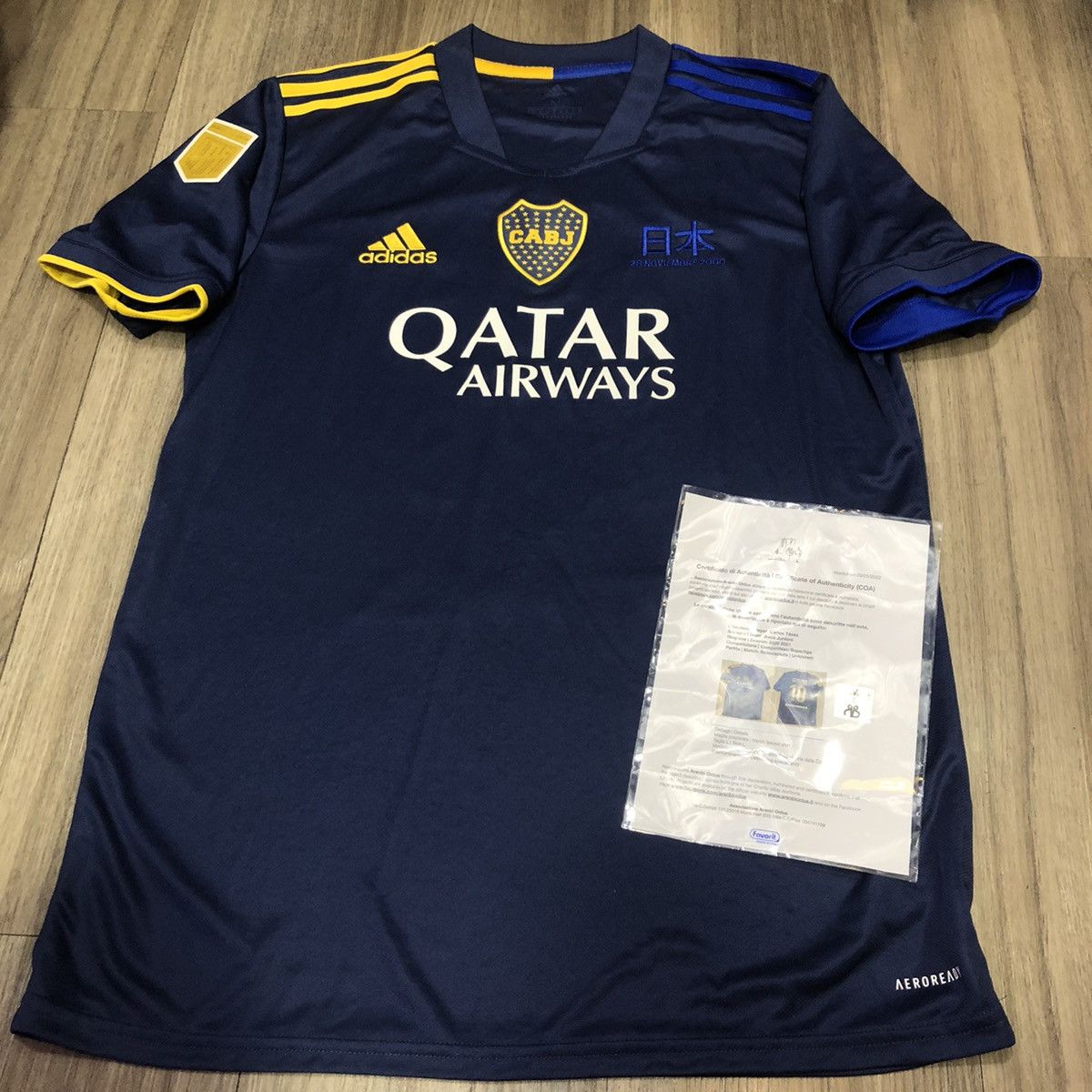 Adidas Boca juniors 20/21 special match issued/worn #10 Tevez Size US M / EU 48-50 / 2 - 1 Thumbnail