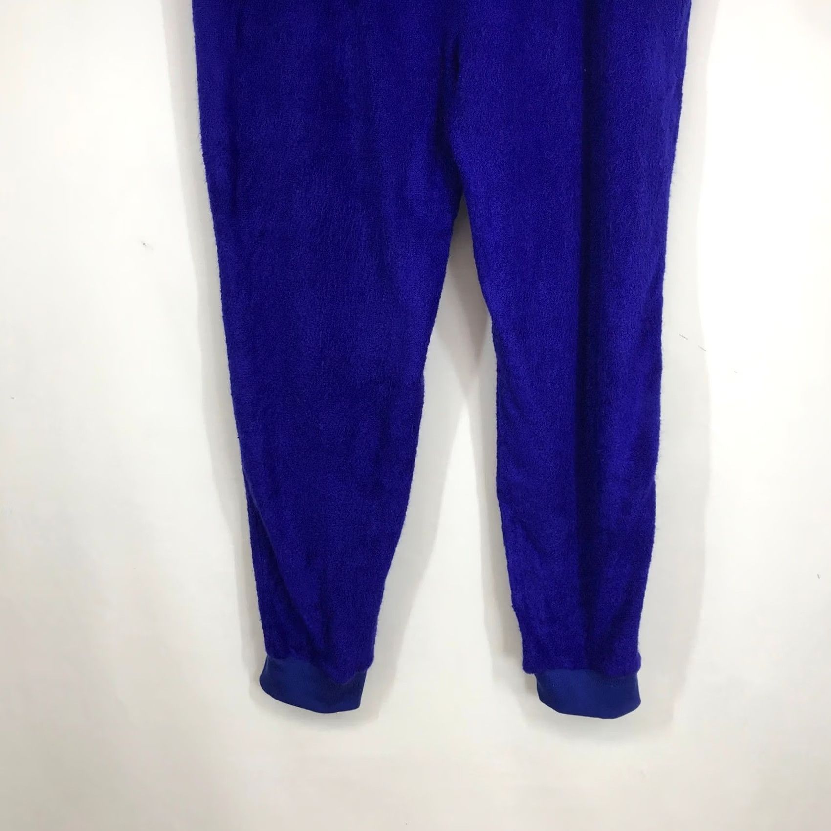 Vintage White Birch Royal Blue Fuzzy Joggers Plus Size 3X Drawstring Elastic Waist Size 40" / US 18 - 6 Thumbnail