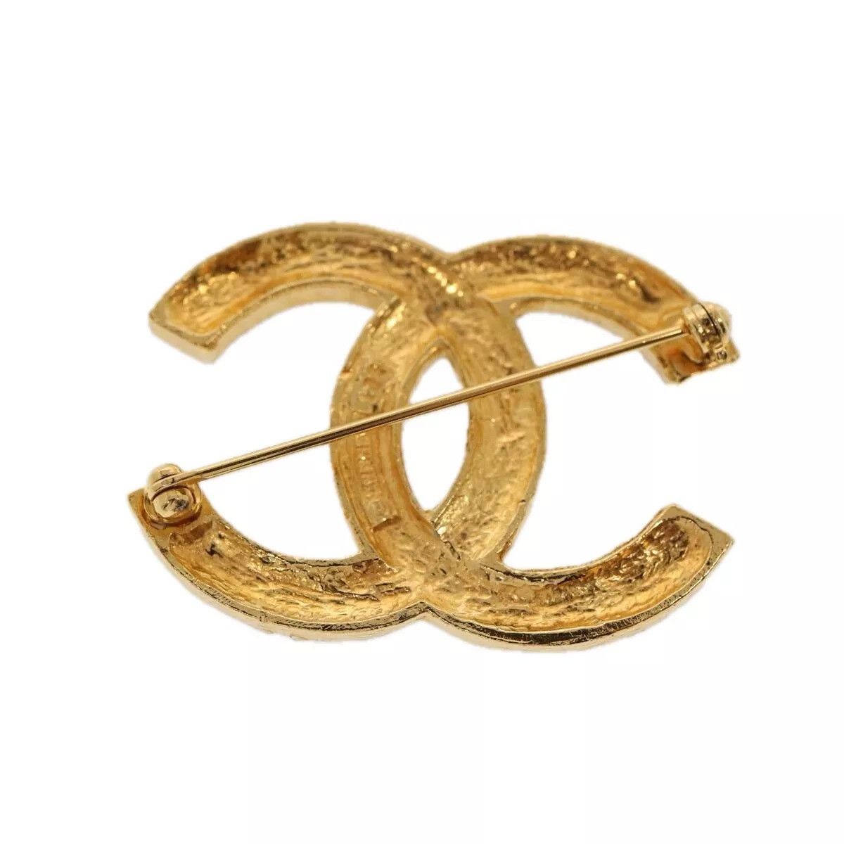 Chanel CHANEL COCO Mark Brooch metal Gold CC Auth Size ONE SIZE - 2 Thumbnail