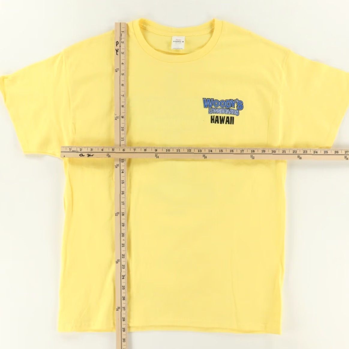 Hanes Hanes Woody's Long Boards Solid T-Shirt Yellow Men's L Shirt Mens Size US L / EU 52-54 / 3 - 3 Thumbnail