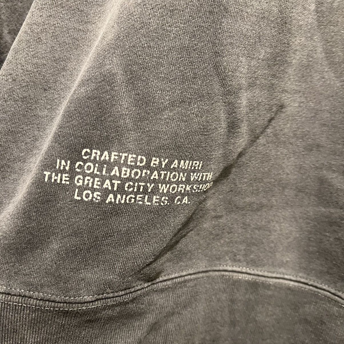 Amiri Amiri Hoodie Grey TGCW flames Size US L / EU 52-54 / 3 - 3 Thumbnail