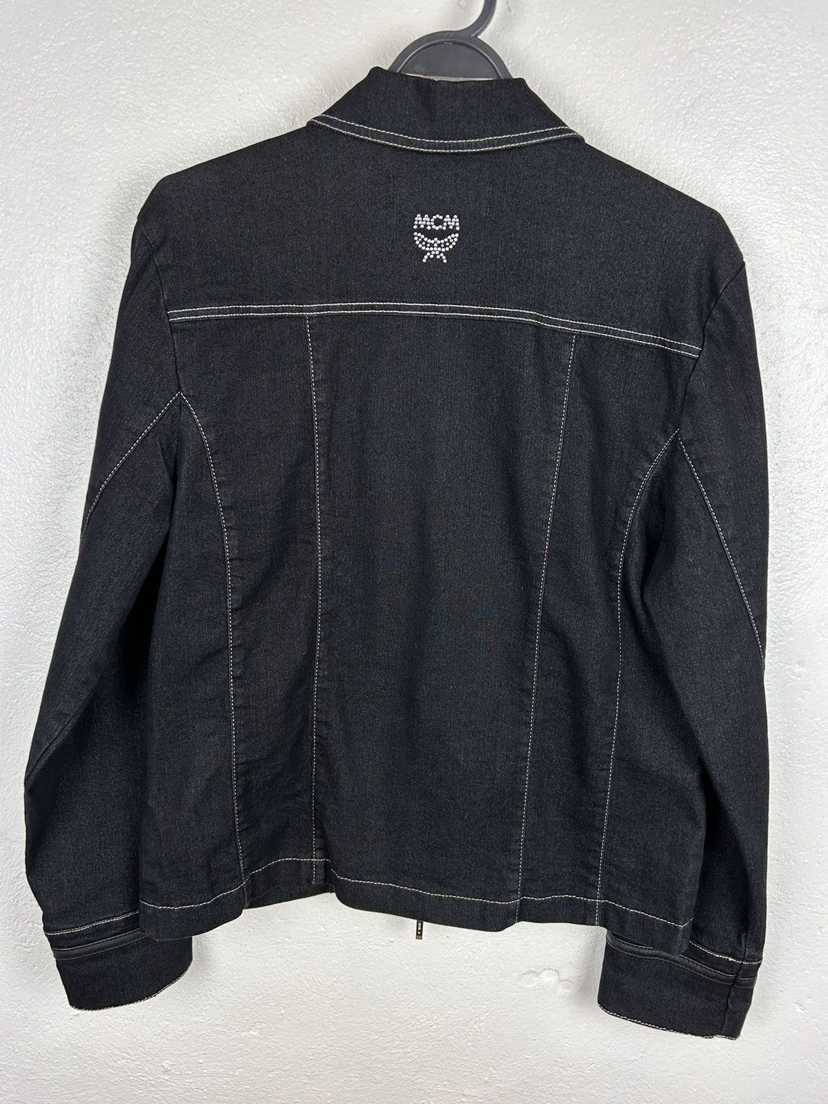 MCM Vintage MCM Jeans Denim Luxury Trucker Jacket Size 42 Size M / US 6-8 / IT 42-44 - 8 Thumbnail