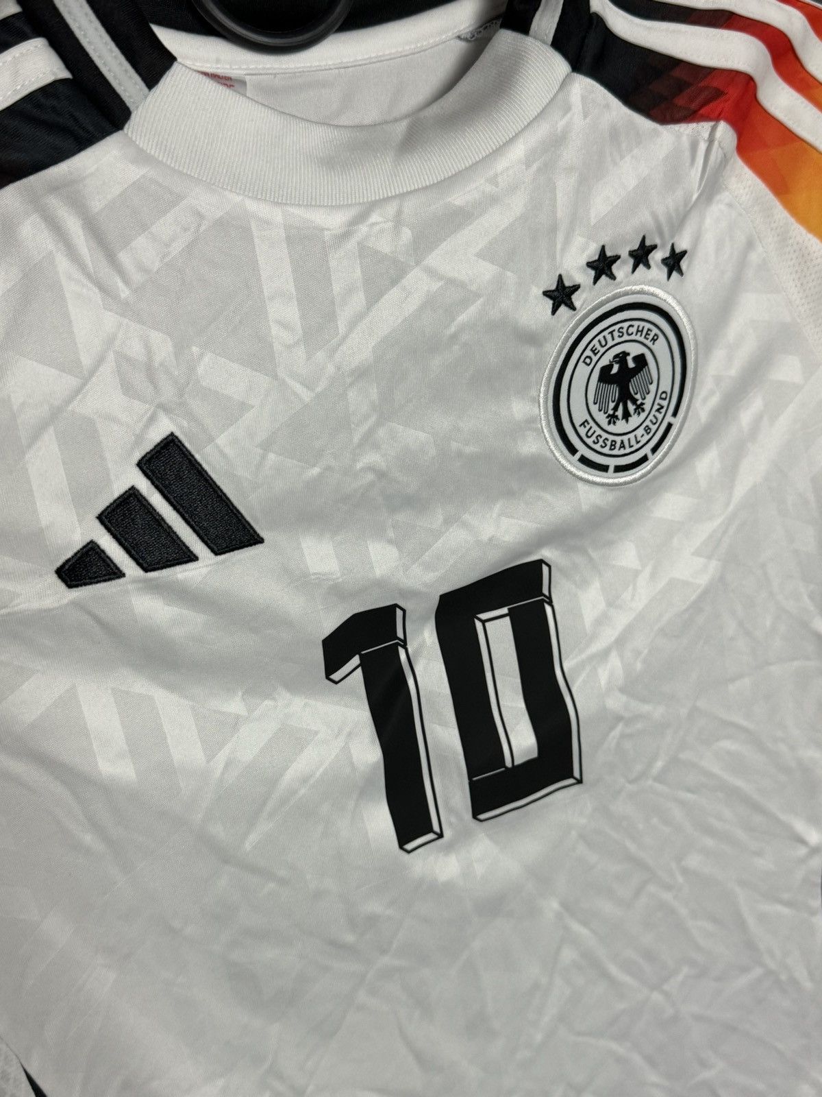 Adidas KIDS New Germany 2024 Home Musiala Football Jersey T-Shirt Size US XS / EU 42 / 0 - 4 Thumbnail