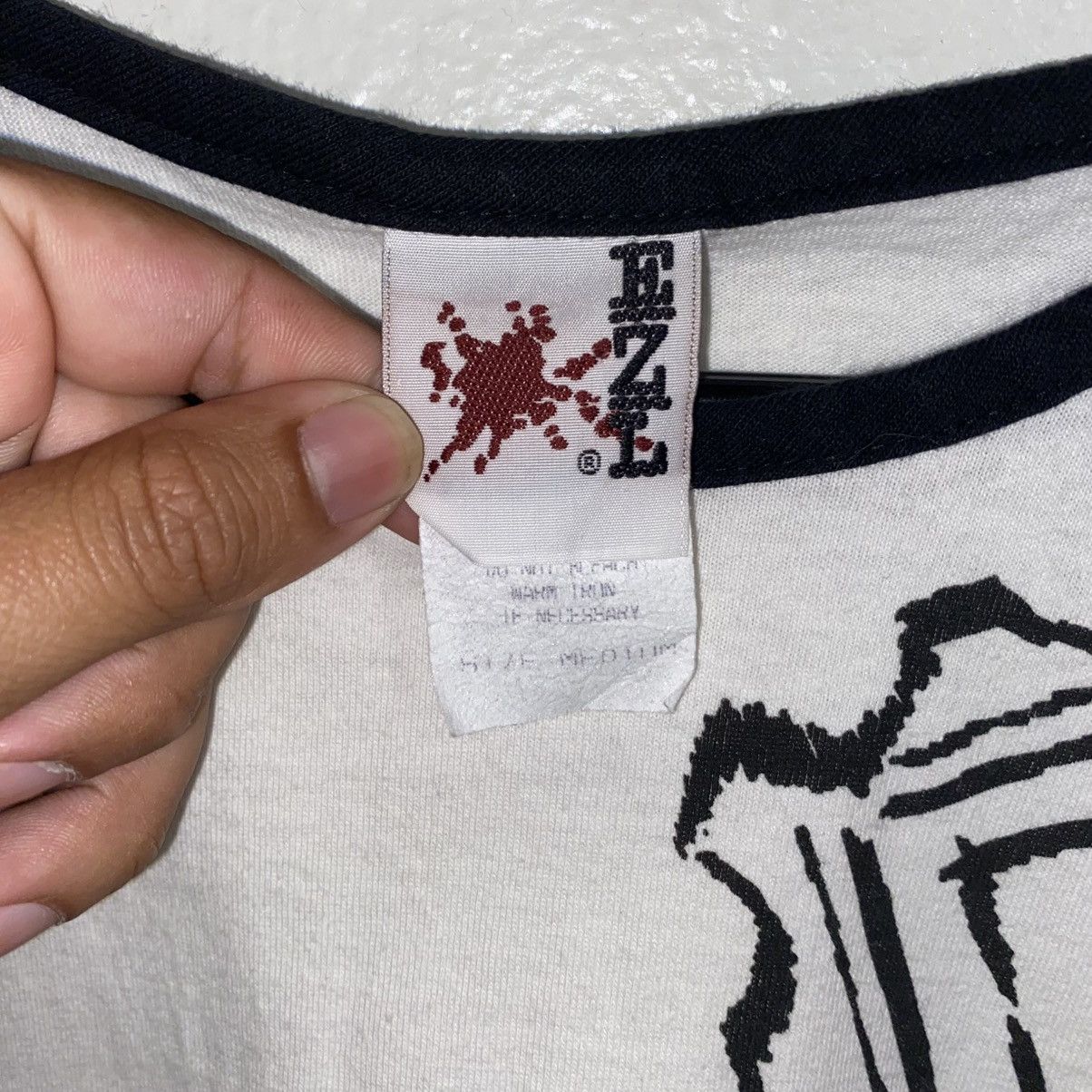 Other EZE St. Tropez Vintage Graphic Tee White Black Cotton Men's Size US M / EU 48-50 / 2 - 3 Thumbnail