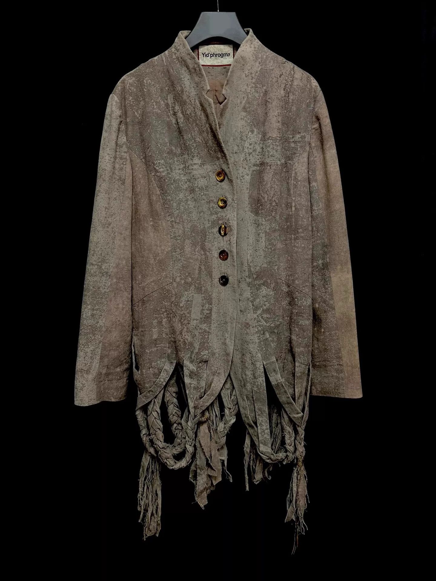 Other Yid phrogma 23AW Woven Button Braided Distressed Jacket Size S / US 4 / IT 40 - 1 Thumbnail