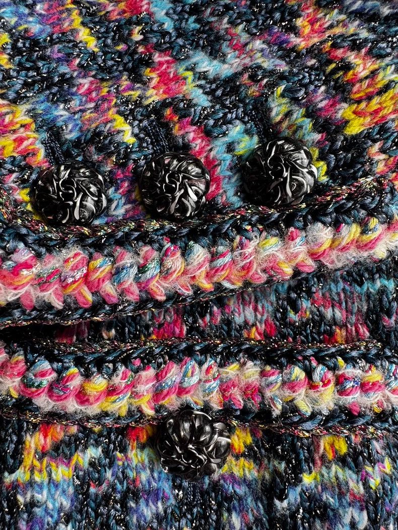 Chanel Chanel 20 high-end handicraft workshop rainbow tweed Kangpe Size M / US 6-8 / IT 42-44 - 4 Thumbnail