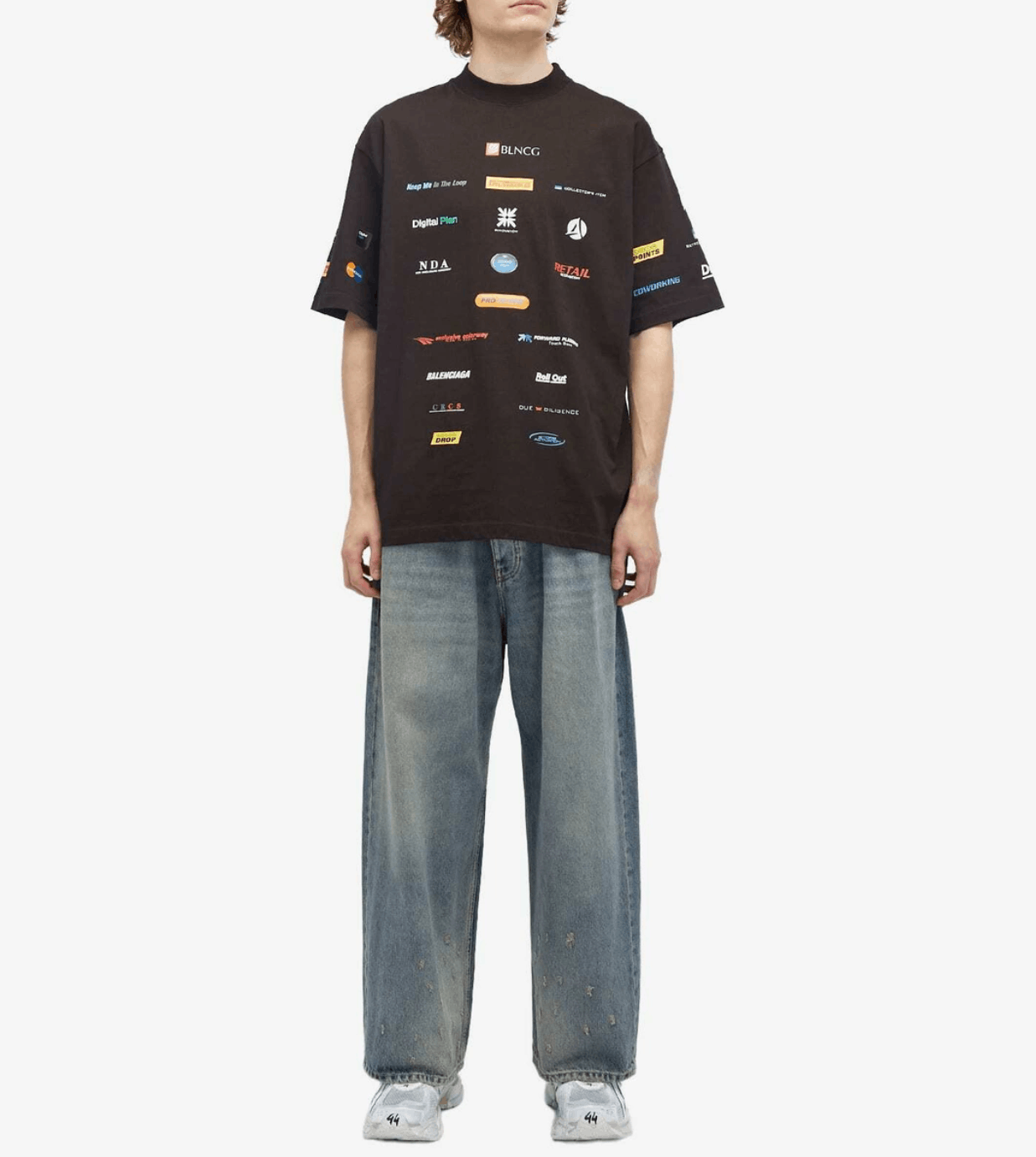 Balenciaga Balenciaga Business Logo T-Shirt Size US L / EU 52-54 / 3 - 2 Thumbnail