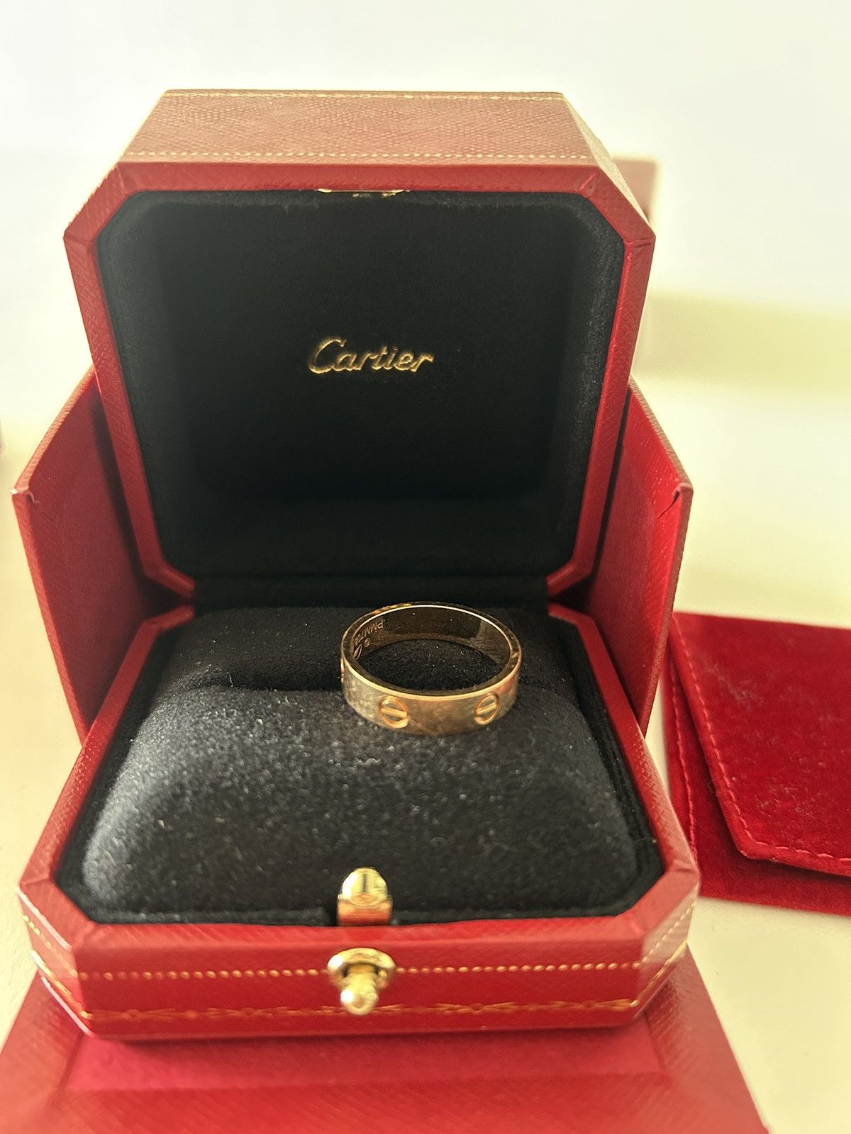 Cartier Cartier Love Ring Rose Gold, EU 63/2,48inch Size ONE SIZE - 10 Thumbnail