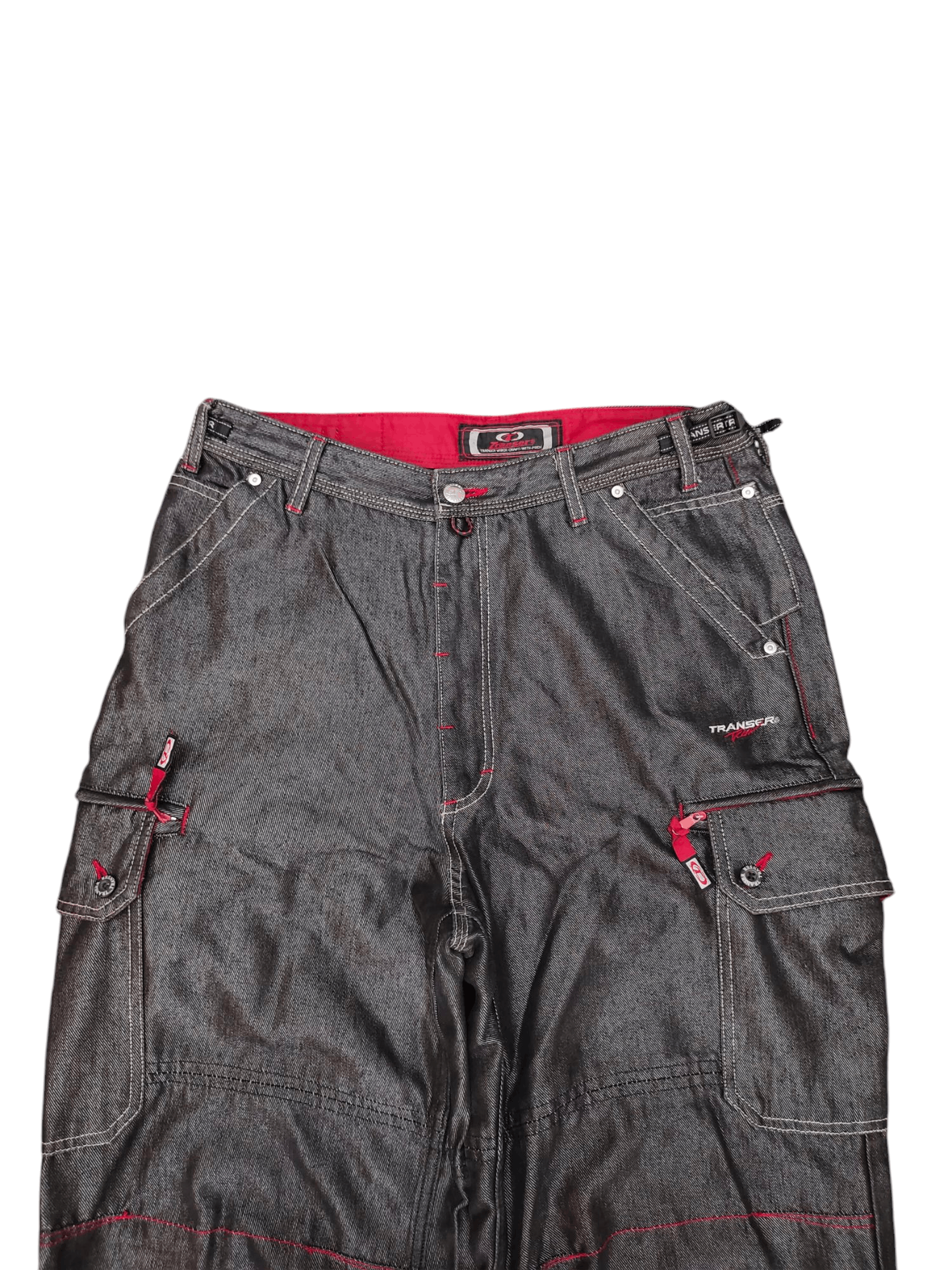 Pelle Pelle Baggy Jeans Transer Japan 8 Pocket Distress Denim Pants Jnco Size US 32 / EU 48 - 3 Thumbnail
