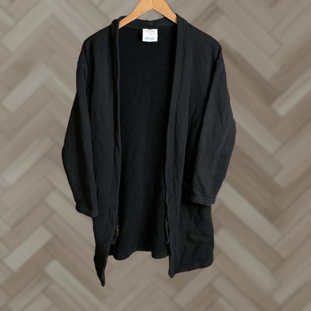 Vintage VINTAGE Akashi Kama Jacket Mens Small Akashi Kama Jacket Mens Small Black Cardigan Coat Casual High Collar Black Mens Regular S Size US S / EU 44-46 / 1 - 1 Thumbnail