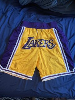 Just Don Shorts - Los Angeles Lakers 1996-97 Gold / XL