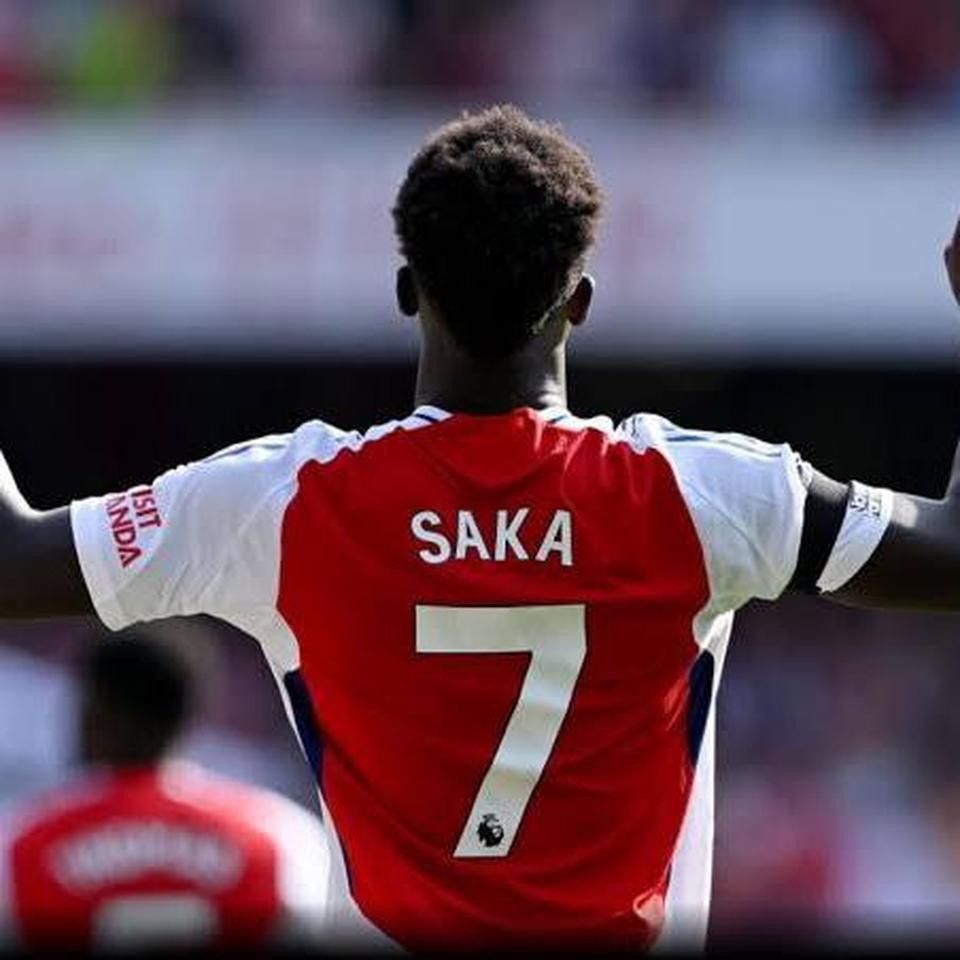 Adidas Arsenal Saka 2024 25 home Premier League jersey Size US L / EU 52-54 / 3 - 7 Thumbnail