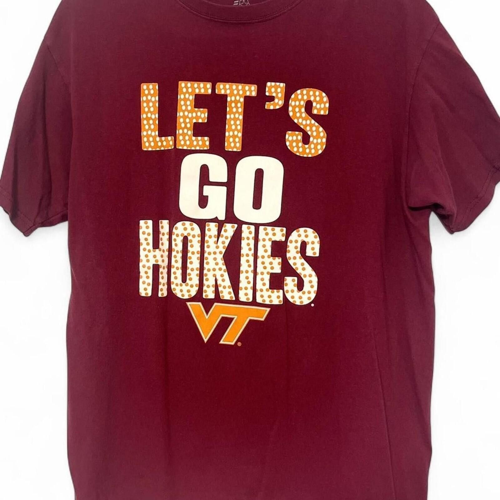 J. America Virginia Tech Let's Go Hokies J. America Men's T-Shirt Size US L / EU 52-54 / 3 - 1 Thumbnail