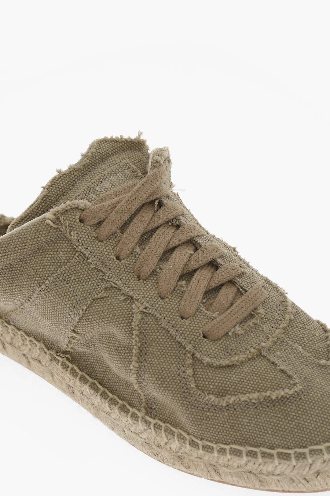 Maison Margiela og1mm0426 Cotton Low-Top Sneakers in Green Size US 6 / IT 36 - 4 Thumbnail