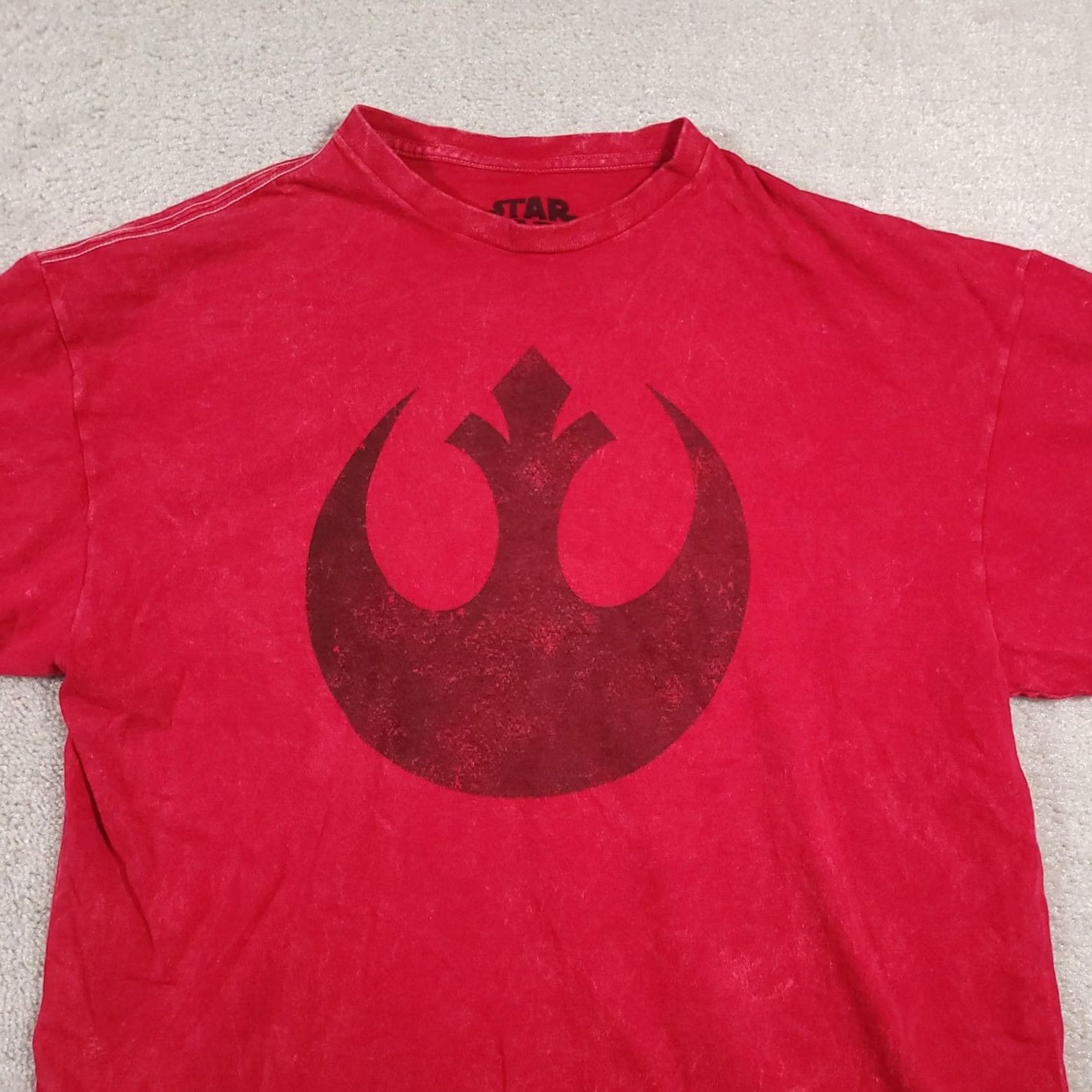 Star Wars Star Wars Shirt Mens Large Red Rebel Alliance Logo Distressed Graphic Tee Movie Size US L / EU 52-54 / 3 - 3 Thumbnail