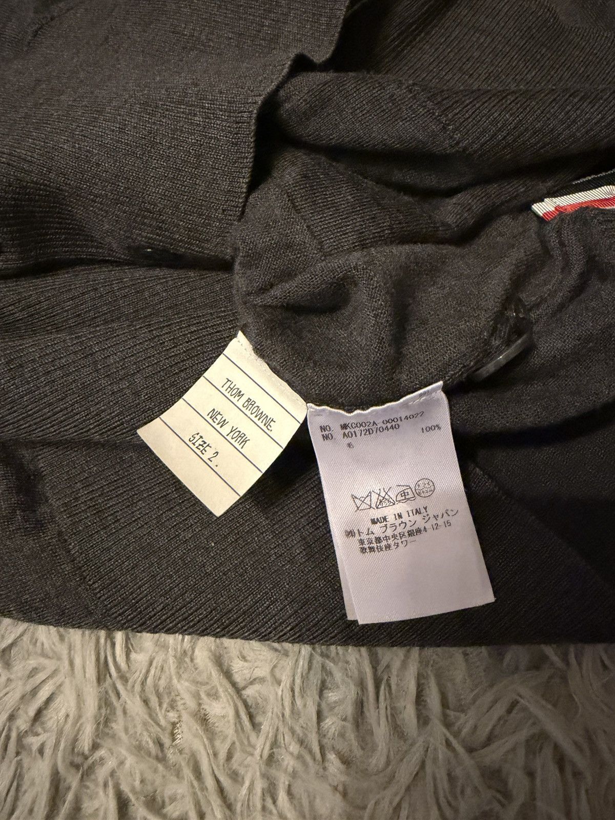 Thom Browne Med Grey Cardigan Size US M / EU 48-50 / 2 - 4 Thumbnail