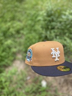 7 1/8 Bklyncap Real Tree Camo NY Mets Script Metallic Patch New Era Fitted