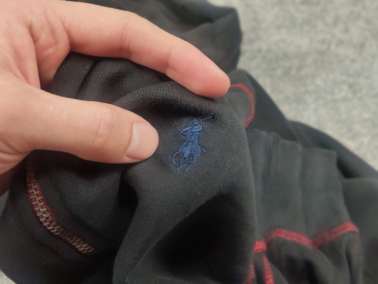 Polo Ralph Lauren Rare Vintage 90's Polo Ralph Lauren Faded Zip Hoodie Y2K Size US S / EU 44-46 / 1 - 13 Thumbnail