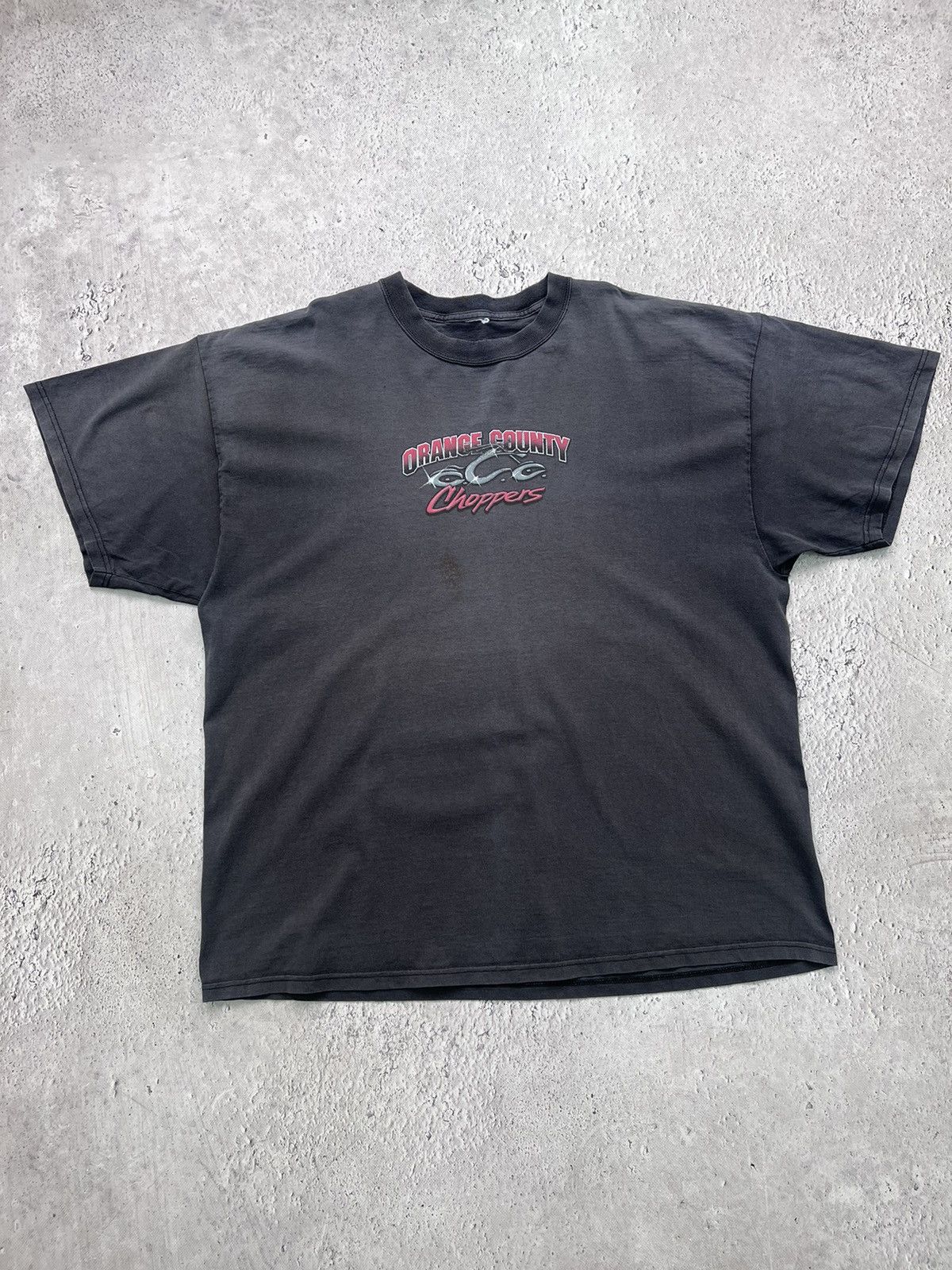 Vintage × West Coast Choppers Vintage Y2K Orange County Choppers Flame Graphic Tee Shirt Size US L / EU 52-54 / 3 - 1 Thumbnail
