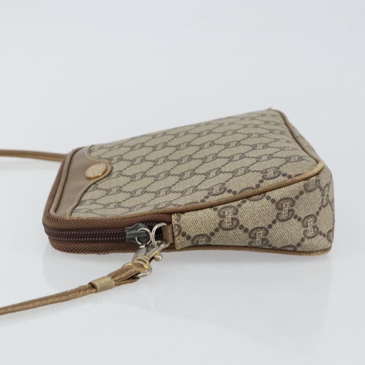Gucci GUCCI GG Plus Supreme Shoulder Bag Pvc Leather Beige Gold Size ONE SIZE - 5 Thumbnail