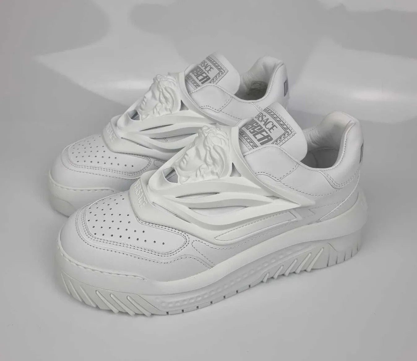 Versace Odissea Men's White Sneakers New