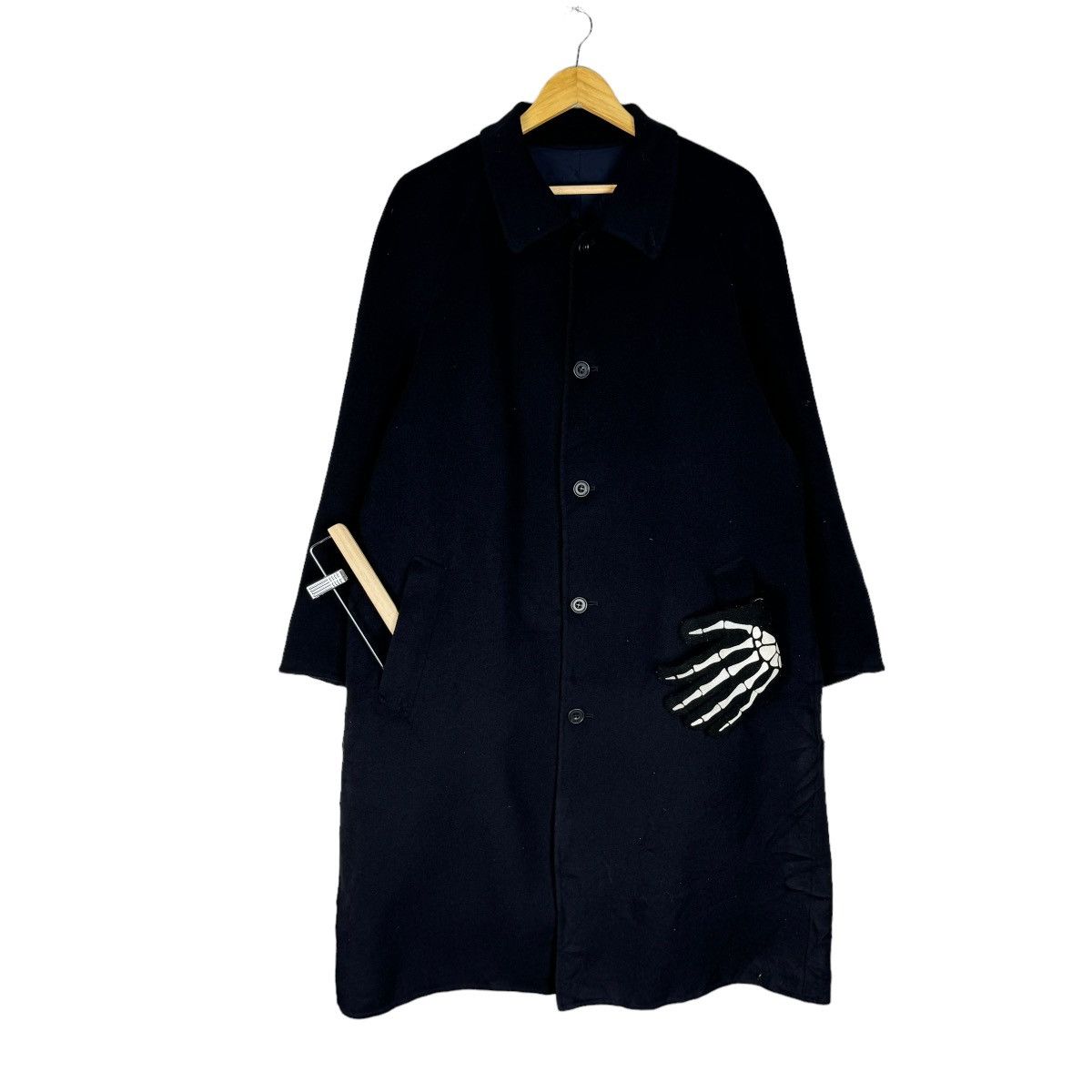 Issey Miyake 🔥ISSEY MIYAKE STUDIO WOOL LONG COAT JACKET Size US L / EU 52-54 / 3 - 1 Thumbnail