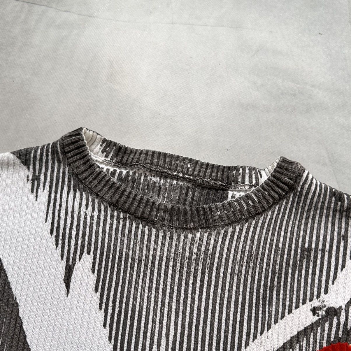 Hysteric Glamour × Undercover Japan 96 Painted Knit Ribbed Sweater Impala Margiela Style Size US M / EU 48-50 / 2 - 7 Thumbnail
