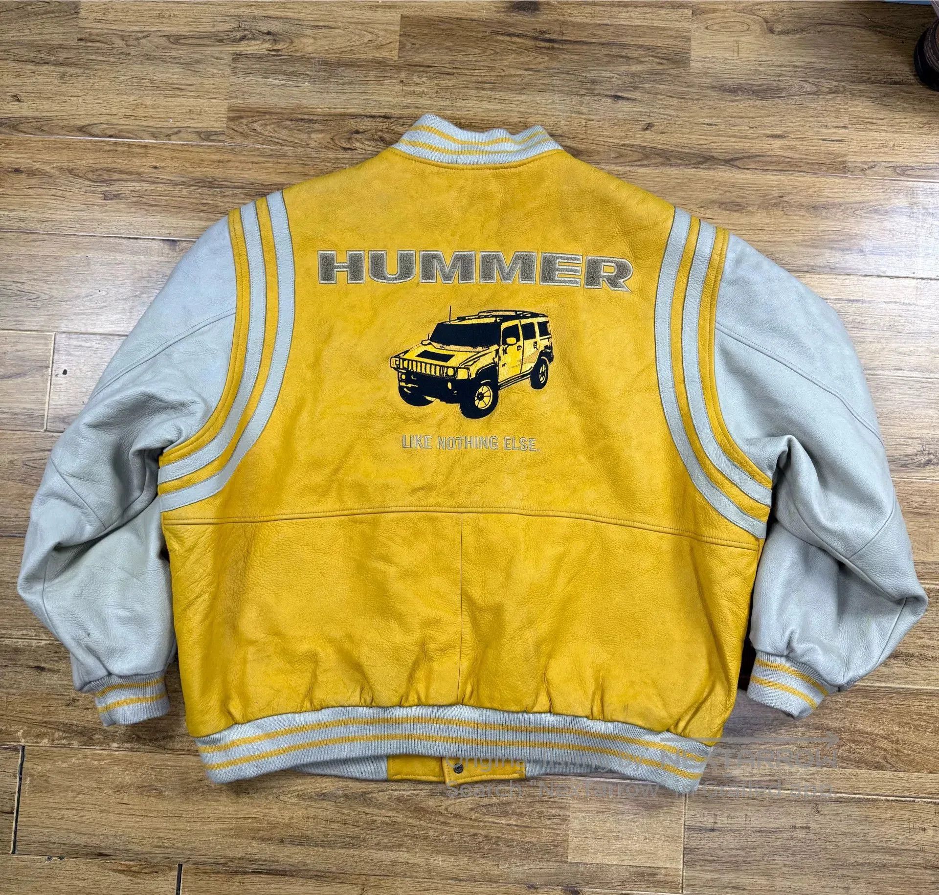 Hummel Vintage Hummer Leather Baseball Jacket. Size US XXL / EU 58 / 5 - 2 Thumbnail