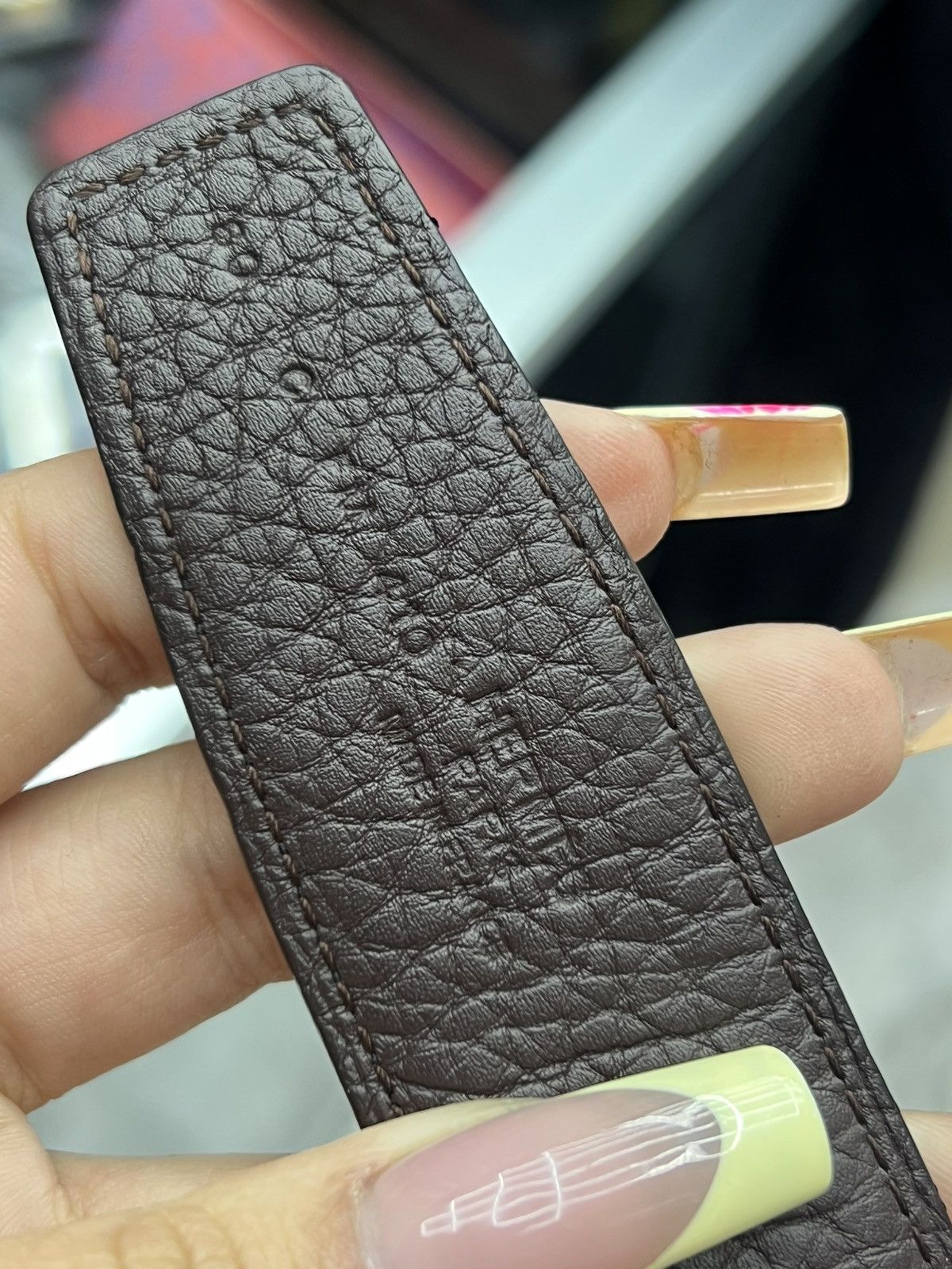 Hermes Hermes Constance Reversible Belt w/ Gold Platted Buckle Size 30 - 9 Thumbnail