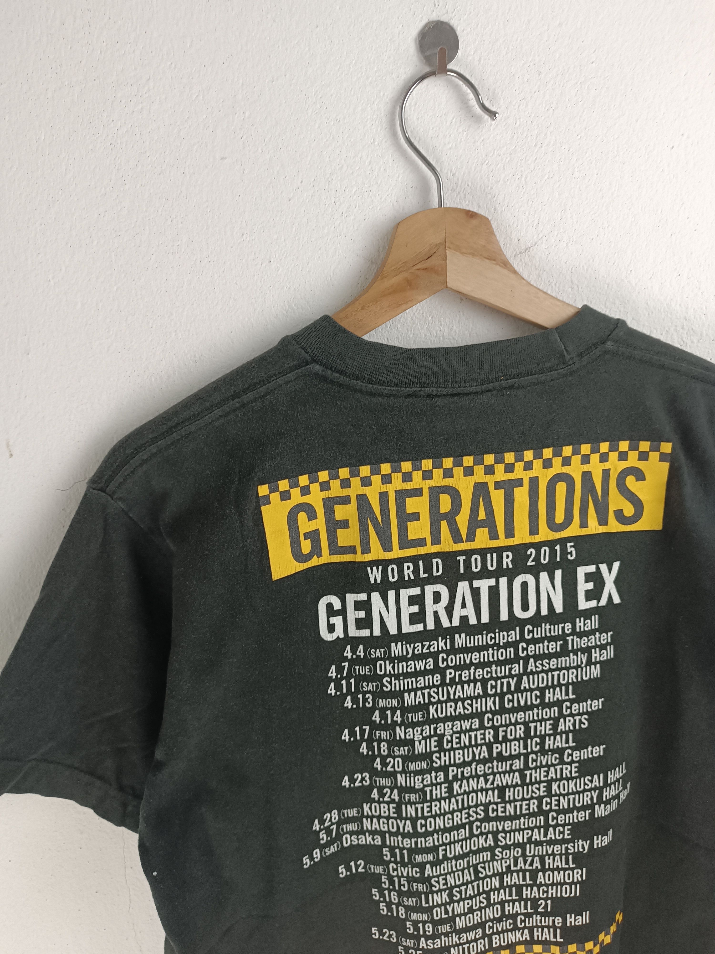 Band Tees VINTAGE GENERATION EX EXILE TRIBE 2015 TOUR high low japan Size US M / EU 48-50 / 2 - 14 Thumbnail