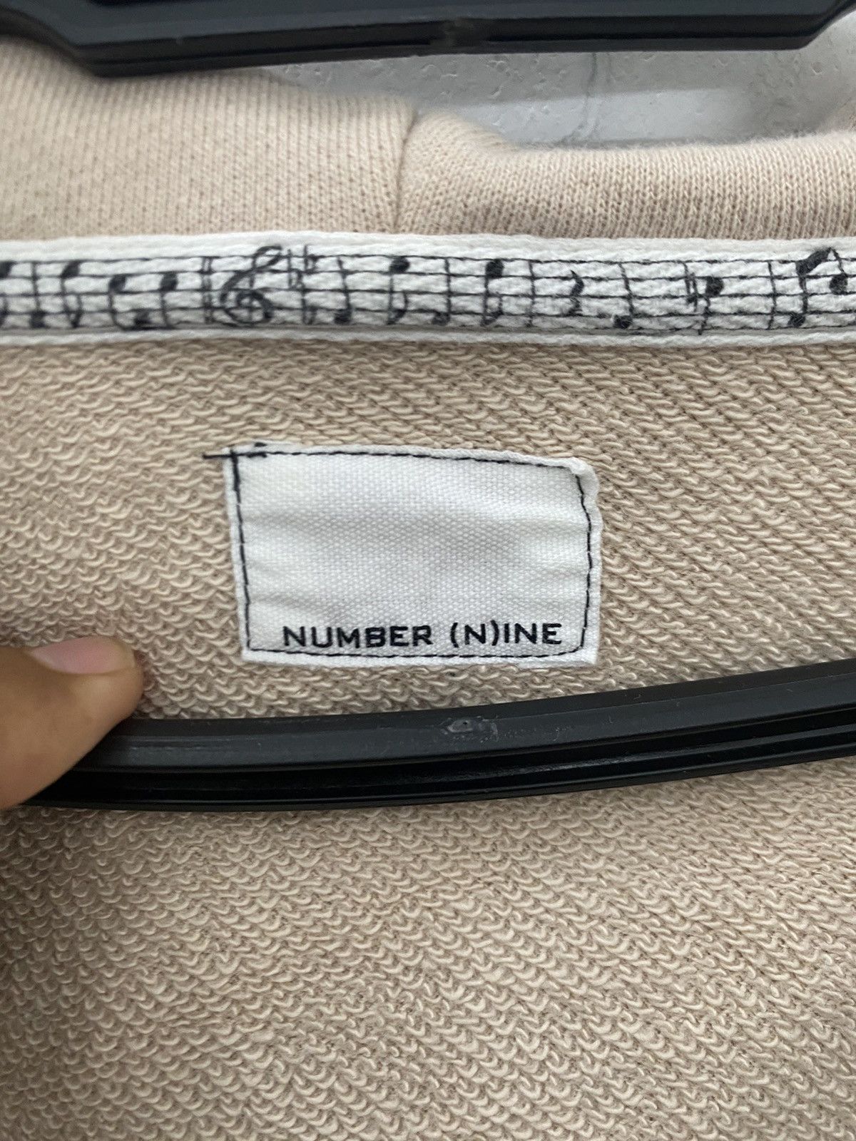 Number (N)ine VINTAGE NUMBER NINE EMBROIDERY SPELLING ZIPPER HOODIE Size US M / EU 48-50 / 2 - 6 Thumbnail