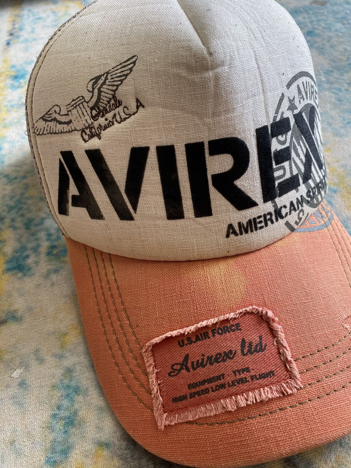 Avirex Avirex Hat Military Army Cap Trucker Hat Size ONE SIZE - 2 Thumbnail